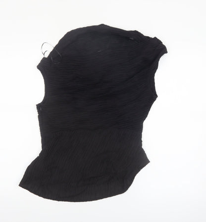 Marks and Spencer Women’s Black Lyocell Tunic Blouse Size 12