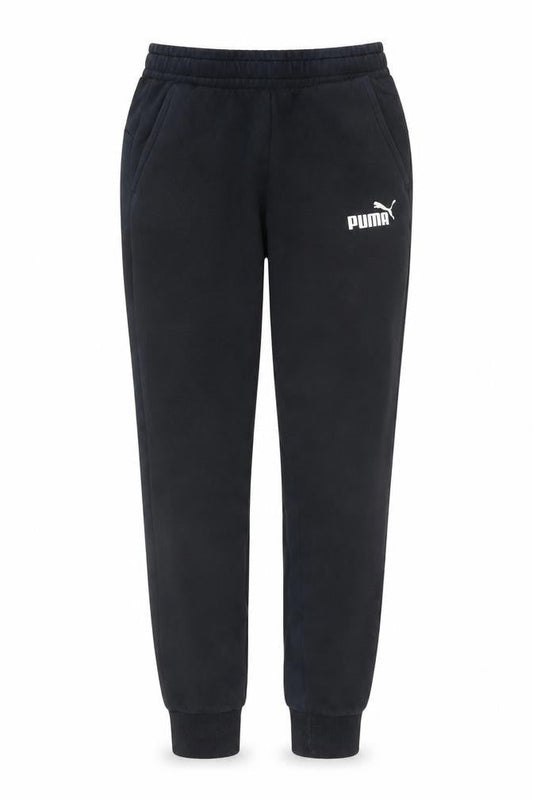 Puma Womens Black Jogger Sweatpants Small Cotton Blend Casual