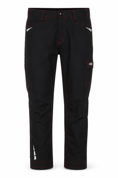 Dickies Men's Black Work Cargo Trousers 38R Cotton Blend
