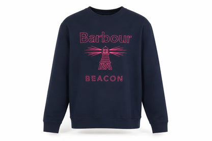 Barbour Beacon Men's Blue Cotton Pullover Sweatshirt Size S