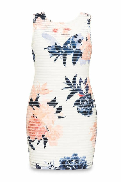 Quiz Women’s Multicoloured Floral Bodycon Dress Size 16