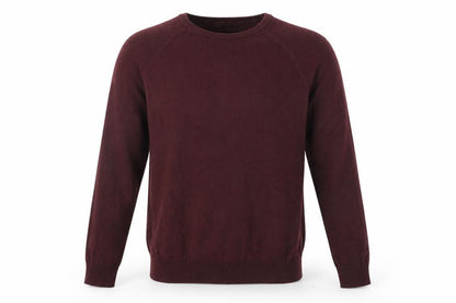 Cedarwood State Men's Red Cotton Crew Neck Jumper Size S