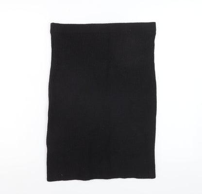 Next Petite Women's Black Knit Pencil Skirt Size 14