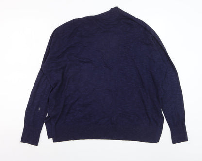 GAP Women’s Blue Cotton Rayon Long Sleeve Cardigan M