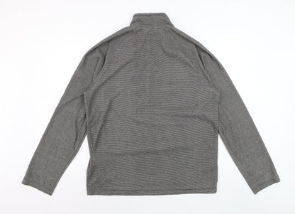 Regatta Men's Grey 1/4 Zip Pullover Sweatshirt Size L Outdoor Fleece