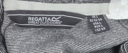 Regatta Men's Grey 1/4 Zip Pullover Sweatshirt Size L Outdoor Fleece