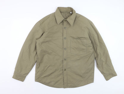 Uniqlo Men's Green S Basic Lightweight Cotton Jacket