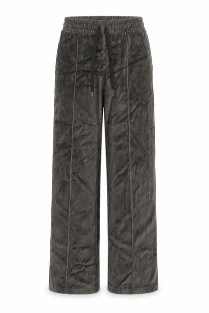 H&M Divided Womens Brown Velour Wide Leg Sweatpants XS
