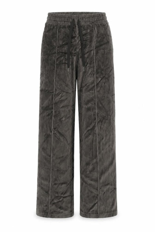 H&M Divided Womens Brown Velour Wide Leg Sweatpants XS