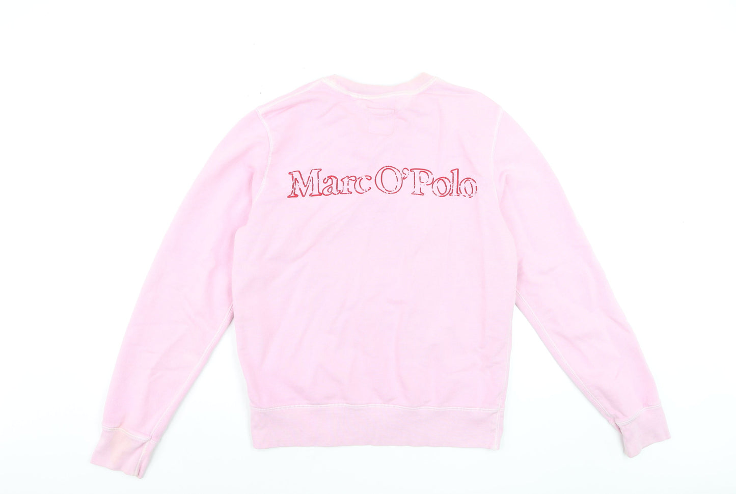 Marc O'Polo Men's Pink Crew Neck Regular Fit Sweatshirt M
