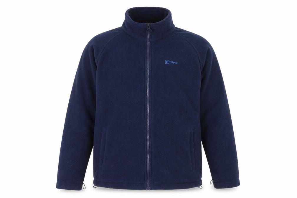 Hi Gear Men's Blue Fleece Full Zip Jacket L Outdoor Hiking
