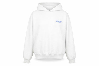 White Fox Women’s Grey Hoodie Small Pullover Graphic Logo Sweatshirt