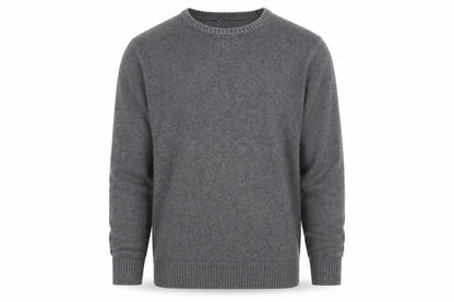 Crew Clothing Grey Cotton Blend Crew Neck Jumper Size L
