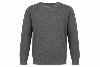 Crew Clothing Mens Grey L Pullover Jumper Cotton Blend