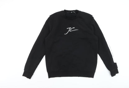 Jameson Carter Men's Black XL Pullover Sweatshirt Crew Neck Logo