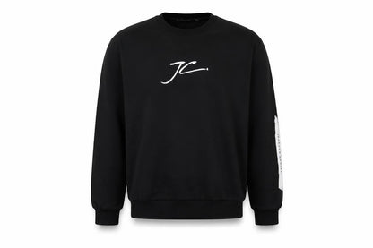Jameson Carter Men's Black XL Pullover Sweatshirt Crew Neck Logo