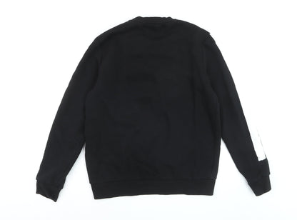 Jameson Carter Men's Black XL Pullover Sweatshirt Crew Neck Logo