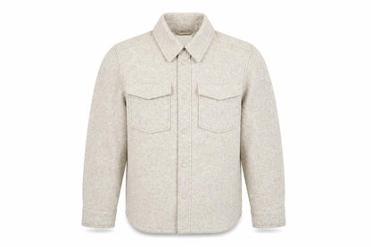 H&M Men’s Beige Fleece Jacket XS Regular Fit Polyester