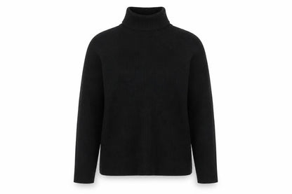 Marks and Spencer Women’s Black Roll Neck Knit Jumper Size L