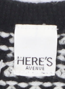 HERE'S AVENUE Women's Black Knit Tank Dress Size S