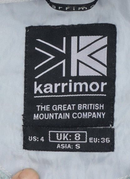 Karrimor Women's Blue Waterproof Hooded Rain Jacket UK 8