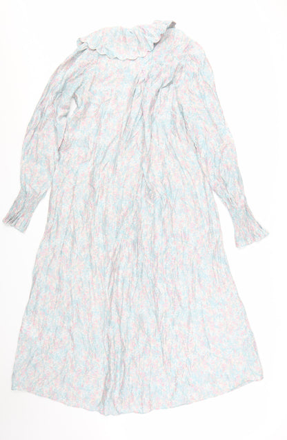 H&M Women’s Multicoloured Floral Midi A-Line Dress Size S