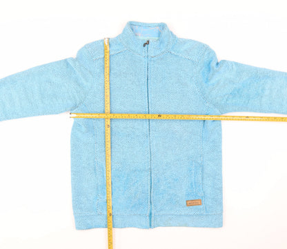 Weird Fish Women's Blue Full Zip Hoodie Size 16 Cotton Blend