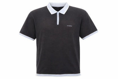 Kickers Men Black XL Short Sleeve Collared Cotton Polo Shirt