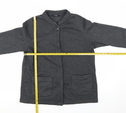 Rohan Womens Grey Herringbone Mid-Length Jacket Size 14
