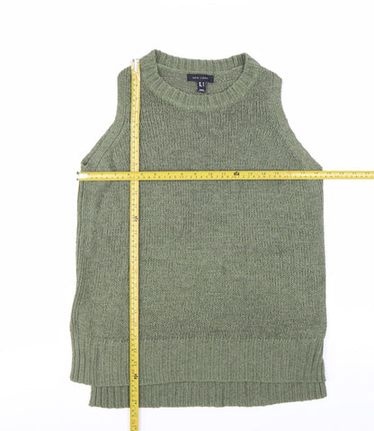 New Look Women's Green Sleeveless Knit Vest Jumper M