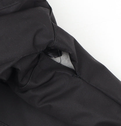 No Fear Men's Black XS Hooded Waterproof Parka Jacket