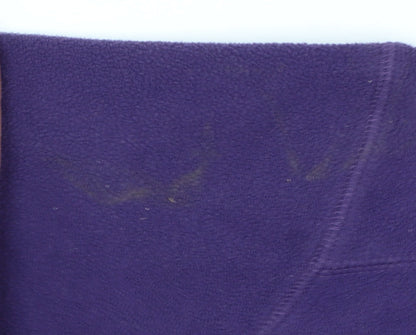 Mountain Warehouse Women's Purple Fleece Hoodie UK 12 Pullover Warm Layer