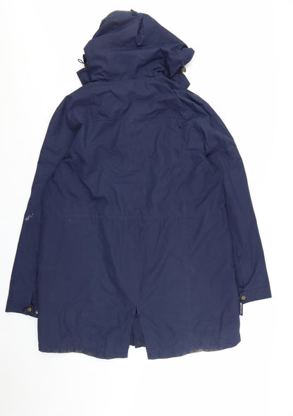 Mountain Warehouse Women's Blue Long Waterproof Parka Coat UK 18