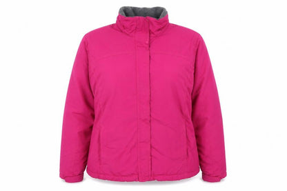 Lands' End Women's Pink XL Puffer Jacket Nylon Winter Coat