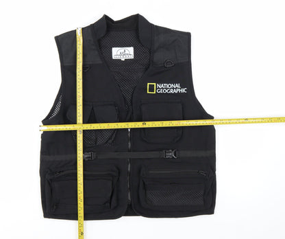 Lianbai National Geographic Men's Black Lightweight Utility Vest L
