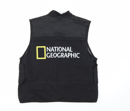 Lianbai National Geographic Men's Black Lightweight Utility Vest L