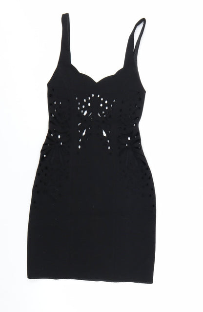 Jasmine Di Milo Women’s Black Size 8 Bodycon Stretch Cocktail Dress