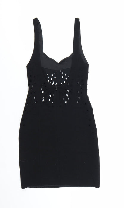 Jasmine Di Milo Women’s Black Size 8 Bodycon Stretch Cocktail Dress