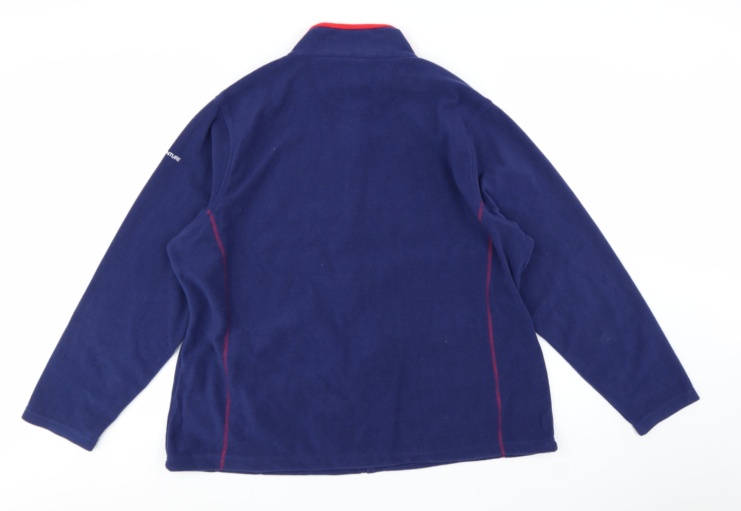 Regatta Women Blue Fleece Full Zip Jacket Size 22 Outdoor