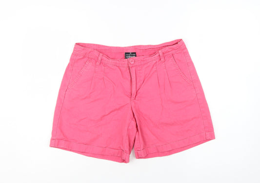 Colours of the World Women’s Pink Chino Shorts UK 12 Cotton