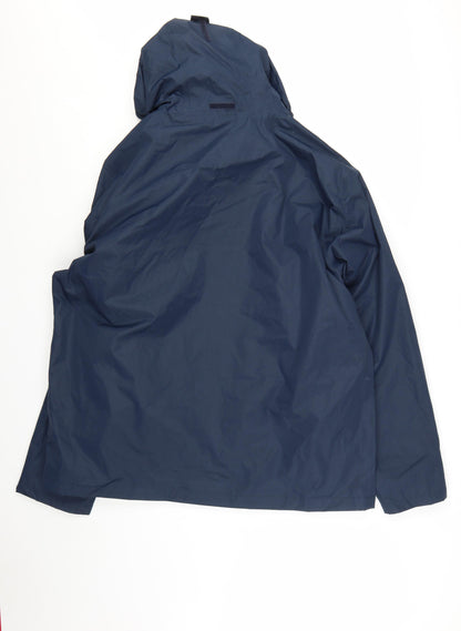 Regatta Professional Men's Blue 2XL Waterproof Hooded Rain Jacket
