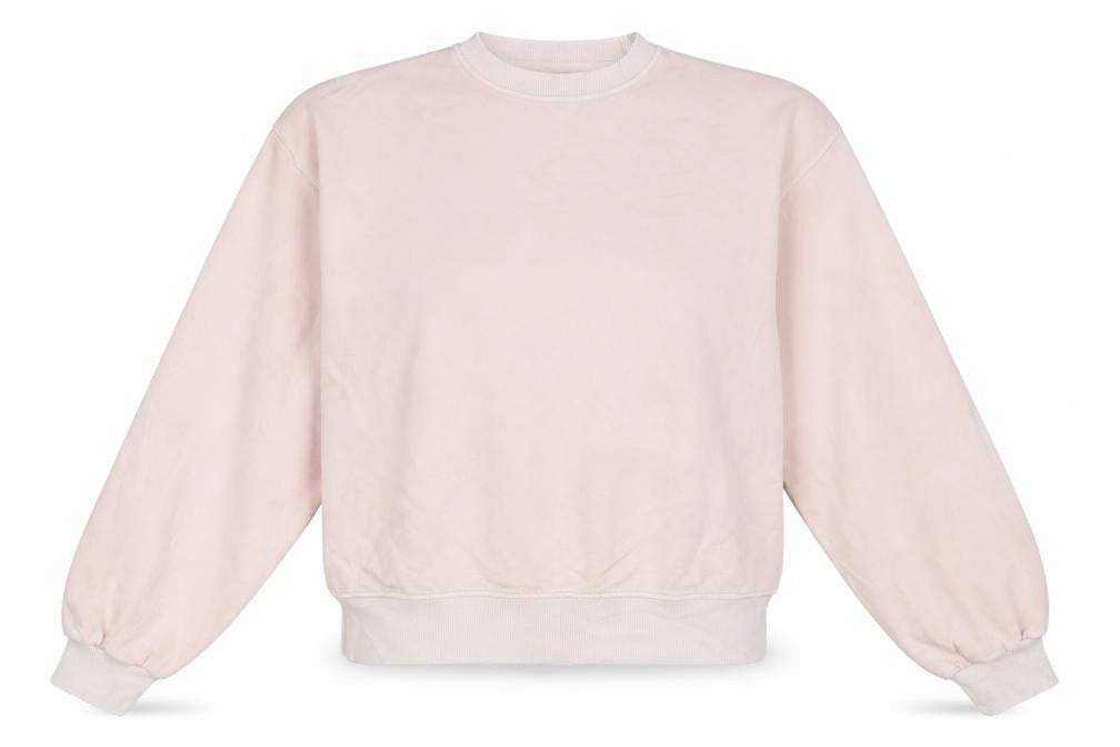Reebok Womens Pink Crew Neck Pullover Sweatshirt Size M 12-14
