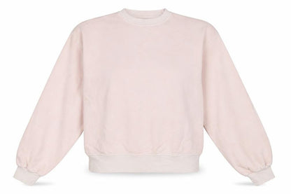 Reebok Womens Pink Crew Neck Pullover Sweatshirt Size M 12-14