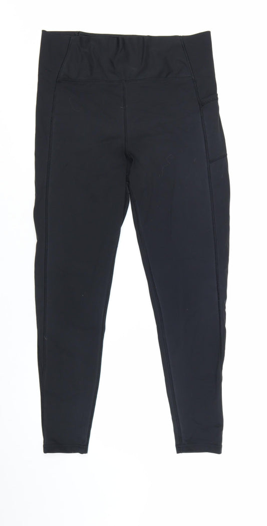 USA Pro Black Women's Size 16 Ankle Leggings Gym & Yoga Activewear