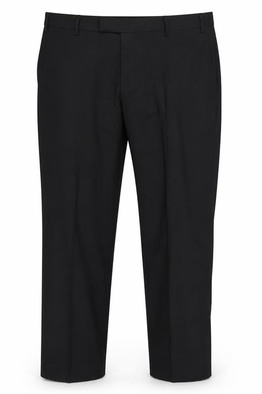 Marks and Spencer Men's Black Regular Fit Dress Trousers Size 42R