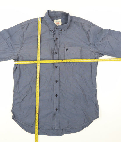 Denizen for Levi's Men's Blue Cotton Button-Up Shirt XL
