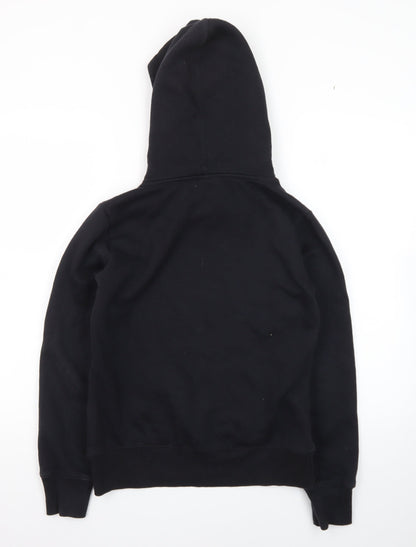 Champion Men's Black Medium Pullover Hoodie with Logo