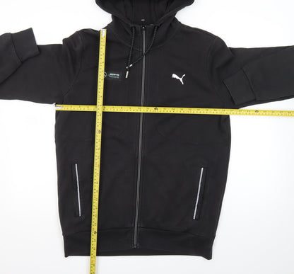 Puma Men’s Black Mercedes Full Zip Hoodie Size M