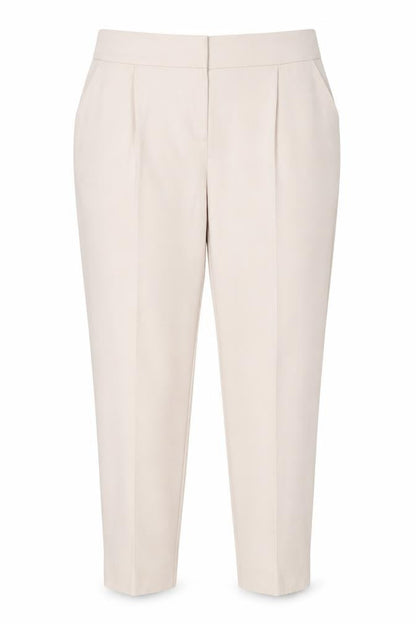 Dorothy Perkins Women Beige Chino Trousers UK 16 Elastic Waist