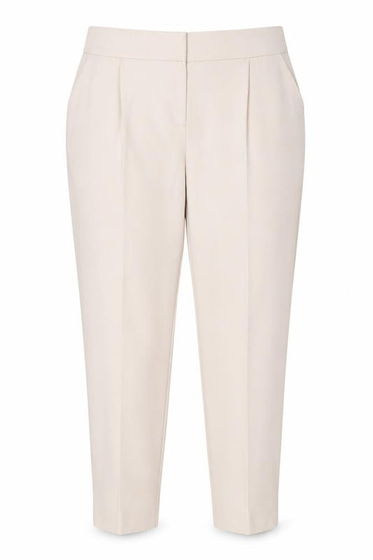 Dorothy Perkins Women Beige Chino Trousers UK 16 Elastic Waist